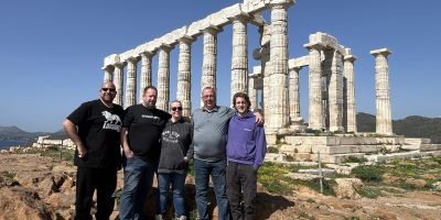 Temple of Poseidon. March 2024. Greek Hankimuye Seminars